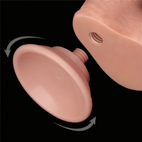 DILDO 7'' SLIDING SKIN DUAL LAYER DONG FLESH 24-0367 DILDO 7'' SLIDING SKIN DUAL LAYER DONG FLESH 24-0367