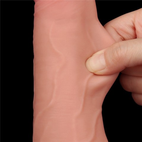 DILDO 8.5'' SLIDING SKIN DUAL LAYER DONG FLESH 24-0374 DILDO 8.5'' SLIDING SKIN DUAL LAYER DONG FLESH 24-0374