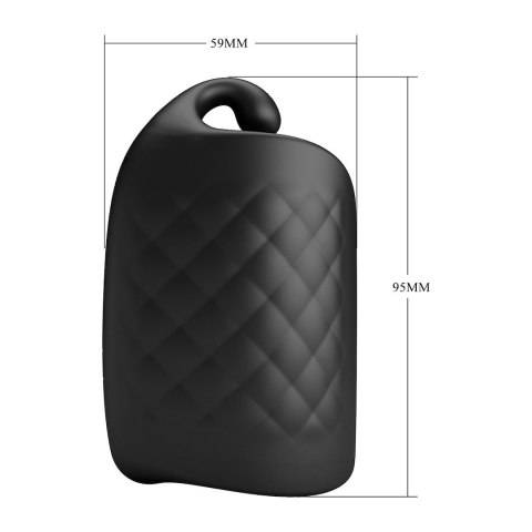 MASAŻER PRETTY LOVE BLACK GLANS TRAINER 05-1455 MASAŻER PRETTY LOVE BLACK GLANS TRAINER 05-1455