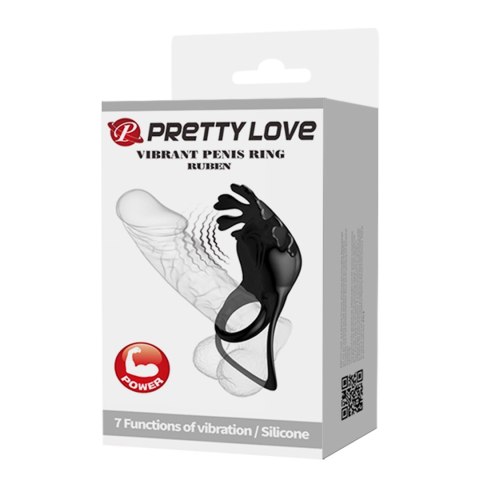 PIERŚCIEŃ PRETTY LOVE VIBRANT PENIS RING 05-1423 PIERŚCIEŃ PRETTY LOVE VIBRANT PENIS RING 05-1423