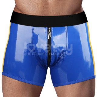 CHIC STRAP-ON SHORTS (28 - 31 CALI W PASIE) NIEBIESKI 24-0400