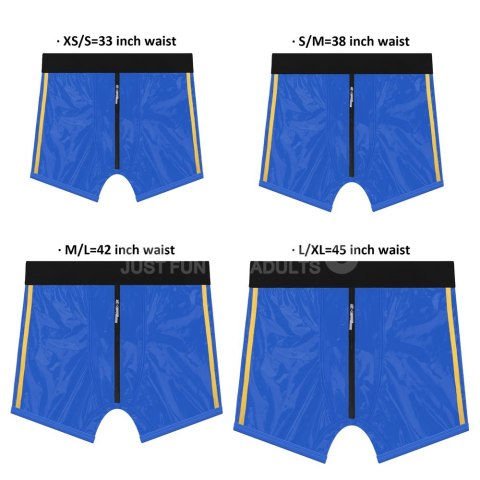 CHIC STRAP-ON SHORTS (28 - 31 CALI W PASIE) NIEBIESKI 24-0400 CHIC STRAP-ON SHORTS (28 - 31 CALI W PASIE) NIEBIESKI 24-0400
