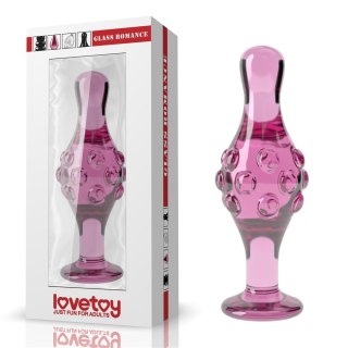 DILDO 4.5" GLASS ROMANCE 24-0423