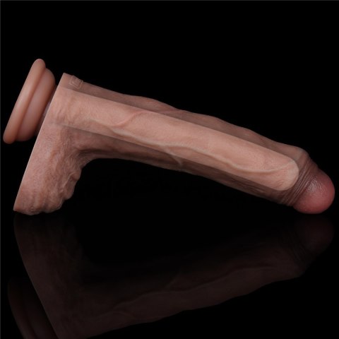 DILDO 8.5'' DUAL LAYERED SILICONE COCK 24-0516 DILDO 8.5'' DUAL LAYERED SILICONE COCK 24-0516