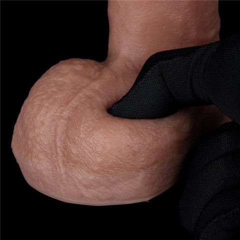 DILDO 8'' DUAL LAYERED SILICONE COCK 24-0517 DILDO 8'' DUAL LAYERED SILICONE COCK 24-0517