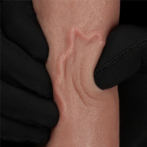 DILDO 8'' DUAL LAYERED SILICONE COCK 24-0517 DILDO 8'' DUAL LAYERED SILICONE COCK 24-0517
