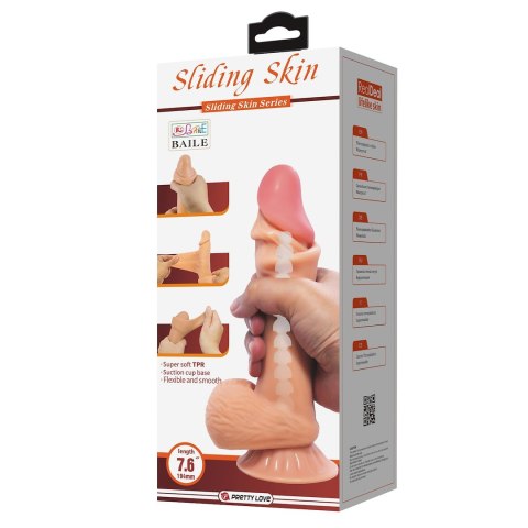 DILDO SLIDING SKIN 7,6" 05-1507 Baile DILDO SLIDING SKIN 7,6" 05-1507 Baile