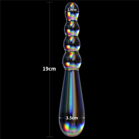 DILDO TWILIGHT GLEAM GLASS 24-0448 DILDO TWILIGHT GLEAM GLASS 24-0448