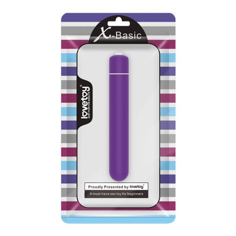 MINIWIBRATOR X-BASIC BULLET 10 SPEEDS FIOLETOWY 24-0420 MINIWIBRATOR X-BASIC BULLET 10 SPEEDS FIOLETOWY 24-0420