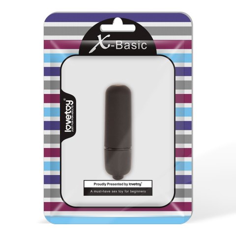 MINIWIBRATOR X-BASIC BULLET MINI 10 SPEEDS CZARNY 24-0430 MINIWIBRATOR X-BASIC BULLET MINI 10 SPEEDS CZARNY 24-0430