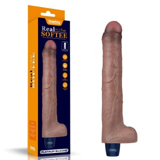 WIBRATOR 10.5" REAL SOFTEE VIBRATING DILDO 24-0398