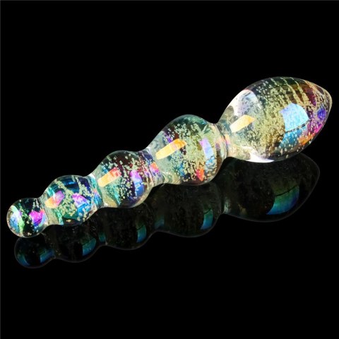 DILDO GLOW-IN-THE-DARK TWILIGHT GLEAM GLASS 24-0447 DILDO GLOW-IN-THE-DARK TWILIGHT GLEAM GLASS 24-0447