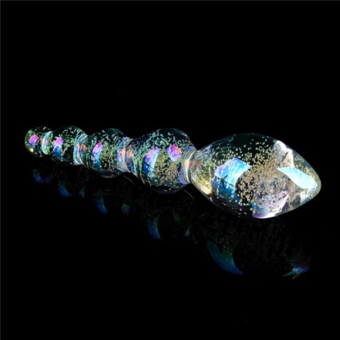 DILDO GLOW-IN-THE-DARK TWILIGHT GLEAM GLASS 24-0447 DILDO GLOW-IN-THE-DARK TWILIGHT GLEAM GLASS 24-0447