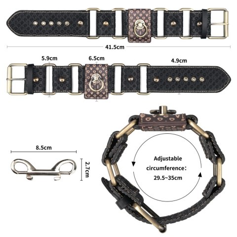 KAJDANKI REBELLION REIGN ANKLE CUFFS 24-0465 KAJDANKI REBELLION REIGN ANKLE CUFFS 24-0465