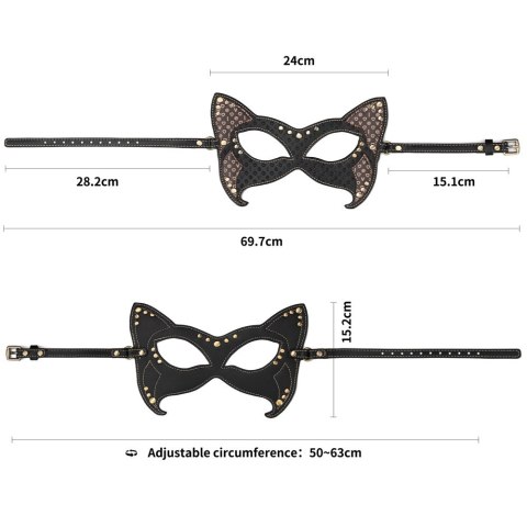 MASKA REBELLION REIGN CAT MASK 24-0450 LOVETOY MASKA REBELLION REIGN CAT MASK 24-0450 LOVETOY