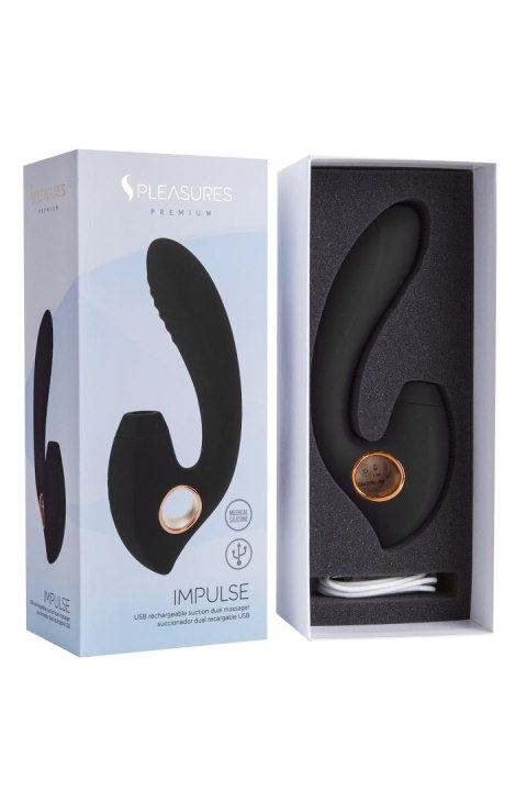 WIBRATOR IMPULSE - BLACK / GOLD 37-0053