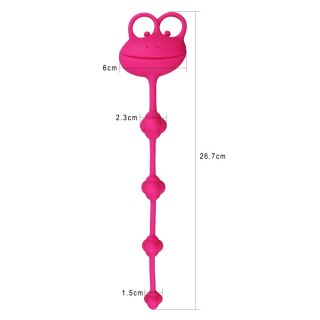 KORALIKI ANALNE 10" SILICONE FROG 24-0500