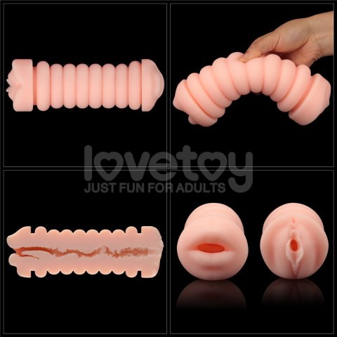 VIRGIN-SKIN BLOWOUT DOUBLE SIDE STROKER 24-0492