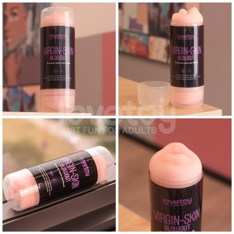 VIRGIN-SKIN BLOWOUT DOUBLE SIDE STROKER 24-0492