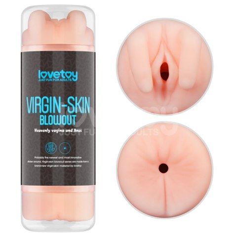 VIRGIN-SKIN BLOWOUT DOUBLE SIDE STROKER 24-0493 VIRGIN-SKIN BLOWOUT DOUBLE SIDE STROKER 24-0493