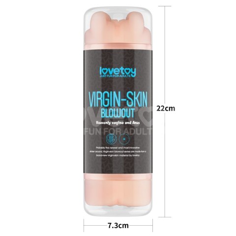 VIRGIN-SKIN BLOWOUT DOUBLE SIDE STROKER 24-0493 VIRGIN-SKIN BLOWOUT DOUBLE SIDE STROKER 24-0493