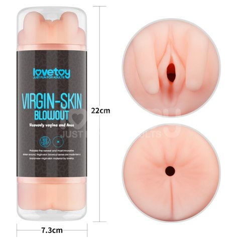 VIRGIN-SKIN BLOWOUT DOUBLE SIDE STROKER 24-0493 VIRGIN-SKIN BLOWOUT DOUBLE SIDE STROKER 24-0493