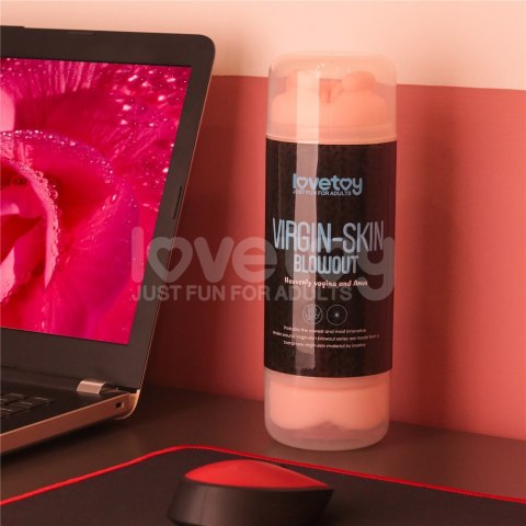 VIRGIN-SKIN BLOWOUT DOUBLE SIDE STROKER 24-0493 VIRGIN-SKIN BLOWOUT DOUBLE SIDE STROKER 24-0493