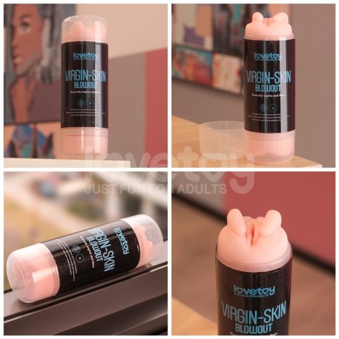 VIRGIN-SKIN BLOWOUT DOUBLE SIDE STROKER 24-0493 VIRGIN-SKIN BLOWOUT DOUBLE SIDE STROKER 24-0493