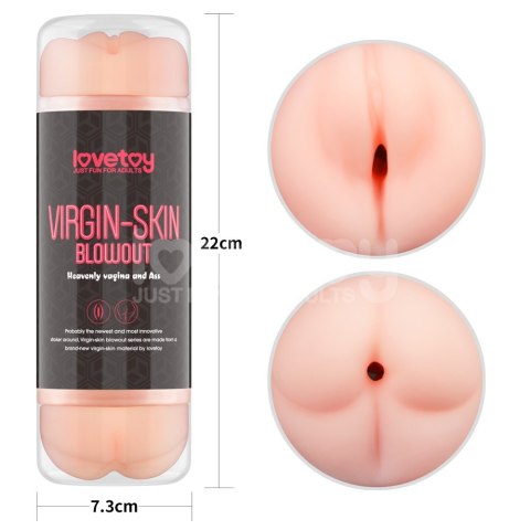 VIRGIN-SKIN BLOWOUT DOUBLE SIDE STROKER 24-0494 VIRGIN-SKIN BLOWOUT DOUBLE SIDE STROKER 24-0494