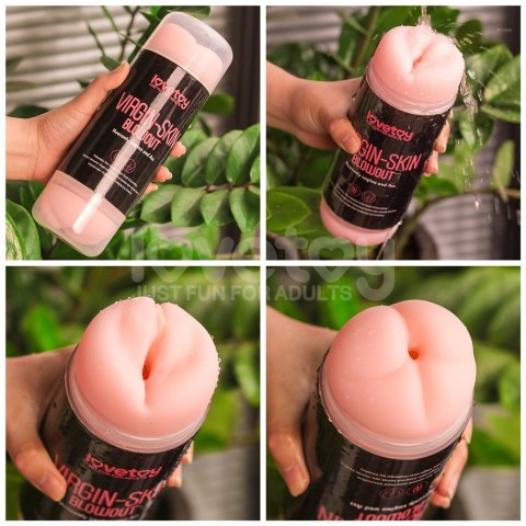 VIRGIN-SKIN BLOWOUT DOUBLE SIDE STROKER 24-0494 VIRGIN-SKIN BLOWOUT DOUBLE SIDE STROKER 24-0494