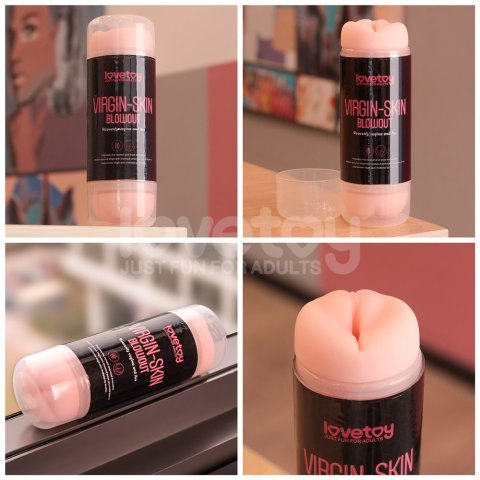 VIRGIN-SKIN BLOWOUT DOUBLE SIDE STROKER 24-0494 VIRGIN-SKIN BLOWOUT DOUBLE SIDE STROKER 24-0494