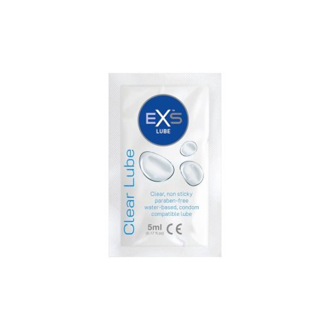 100 SZT. EXS CLEAR LUBE SASZETKI 5ML 38-0046 100 SZT. EXS CLEAR LUBE SASZETKI 5ML 38-0046