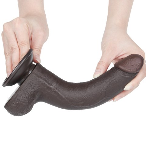 8.5'' SLIDING SKIN DUAL LAYER DONG BLACK 24-0549 8.5'' SLIDING SKIN DUAL LAYER DONG BLACK 24-0549