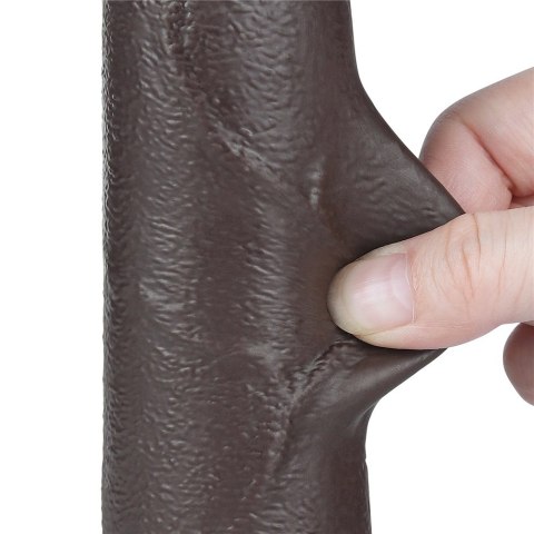 8.5'' SLIDING SKIN DUAL LAYER DONG BLACK 24-0549 8.5'' SLIDING SKIN DUAL LAYER DONG BLACK 24-0549
