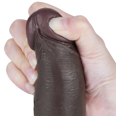 8.5'' SLIDING SKIN DUAL LAYER DONG BLACK 24-0549 8.5'' SLIDING SKIN DUAL LAYER DONG BLACK 24-0549