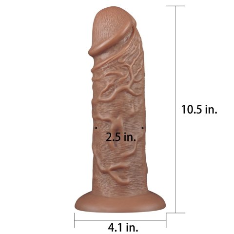DILDO 10.5'' REALISTIC CHUBBY DILDO 24-0203 DILDO 10.5'' REALISTIC CHUBBY DILDO 24-0203