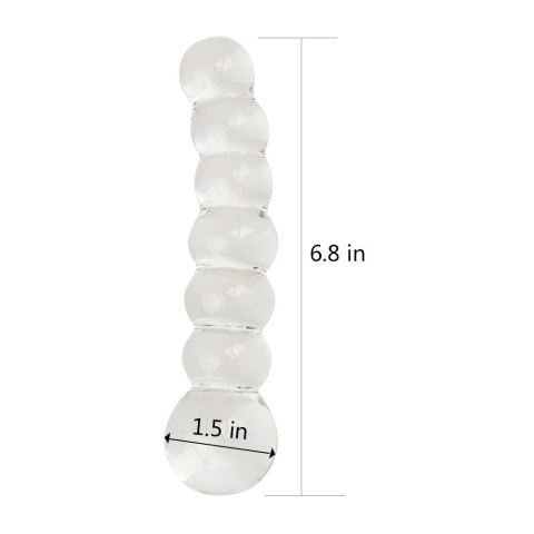 DILDO 6.8" GLASS ROMANCE PRZEZROCZYSTY 24-0250 DILDO 6.8" GLASS ROMANCE PRZEZROCZYSTY 24-0250