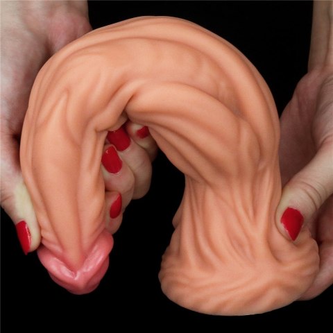 DILDO 9.5'' DUAL LAYERED PLATINUM SILICONE COCK - FLESH 24-0230 DILDO 9.5'' DUAL LAYERED PLATINUM SILICONE COCK - FLESH 24-0230