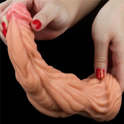 DILDO 9.5'' DUAL LAYERED PLATINUM SILICONE COCK - FLESH 24-0230 DILDO 9.5'' DUAL LAYERED PLATINUM SILICONE COCK - FLESH 24-0230