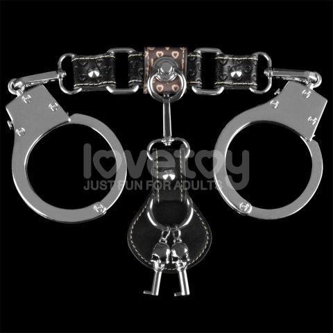 KAJDANKI REBELLION HEAVY METAL HANDCUFFS (SILVER) 24-0542 LOVETOY