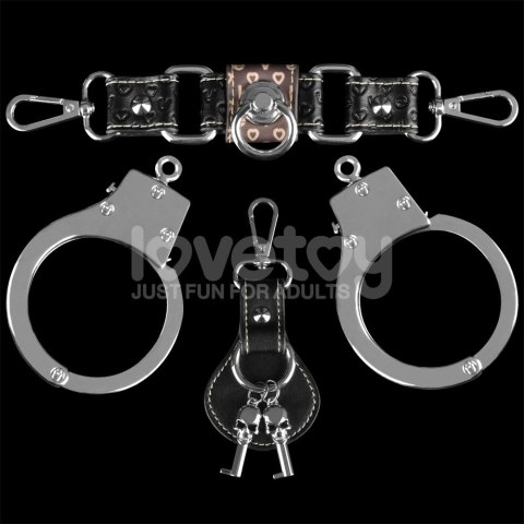 KAJDANKI REBELLION HEAVY METAL HANDCUFFS (SILVER) 24-0542 LOVETOY