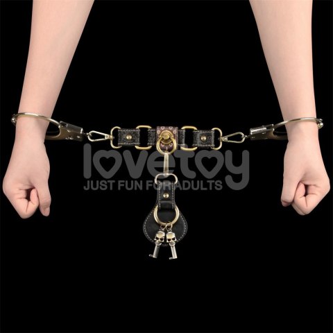 KAJDNAKI REBELLION HEAVY METAL HANDCUFFS (BRONZE) 24-0543 KAJDNAKI REBELLION HEAVY METAL HANDCUFFS (BRONZE) 24-0543