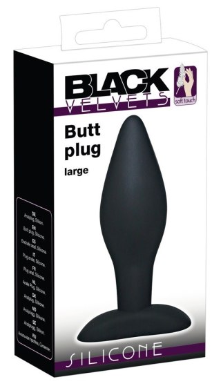 KOREK ANALNY BLACK VELVETS LARGE PLUG 13-0746