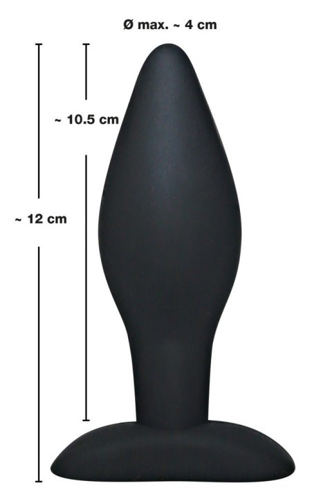 KOREK ANALNY BLACK VELVETS LARGE PLUG 13-0746 KOREK ANALNY BLACK VELVETS LARGE PLUG 13-0746