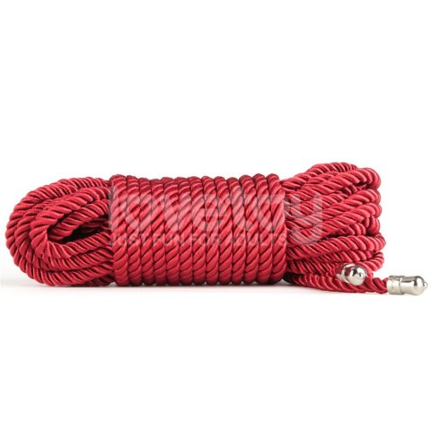 LINA DO KRĘPOWANIA REBELLION CRIMSON SILKY BONDAGE ROPE 24-0545 LINA DO KRĘPOWANIA REBELLION CRIMSON SILKY BONDAGE ROPE 24-0545