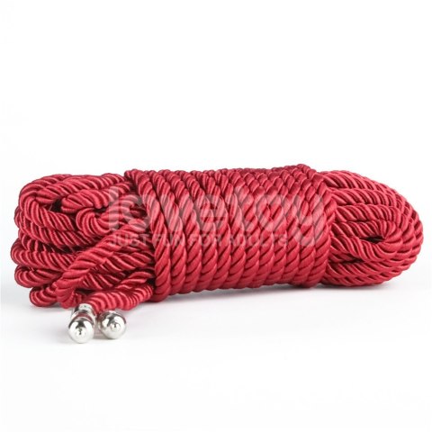 LINA DO KRĘPOWANIA REBELLION CRIMSON SILKY BONDAGE ROPE 24-0545 LINA DO KRĘPOWANIA REBELLION CRIMSON SILKY BONDAGE ROPE 24-0545