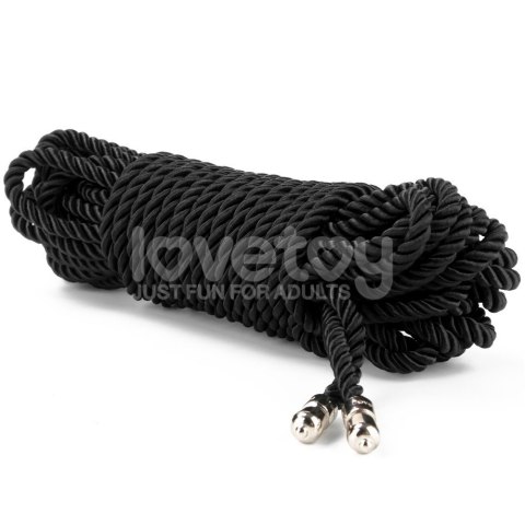 LINA DO KRĘPOWANIA REBELLION EBONY SILKY BONDAGE ROPE 24-0544 LINA DO KRĘPOWANIA REBELLION EBONY SILKY BONDAGE ROPE 24-0544