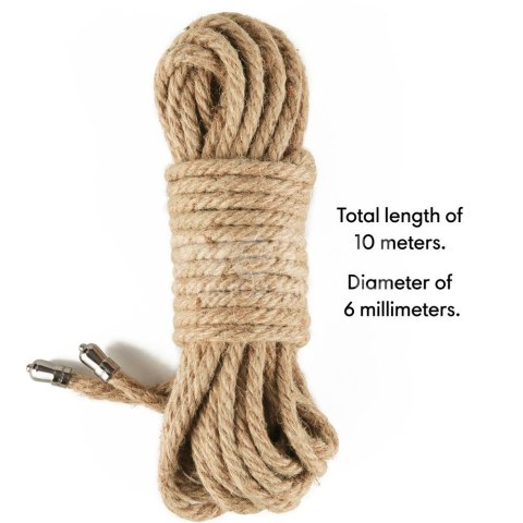 LINA DO KRĘPOWANIA REBELLION HEMP BONDAGE ROPE 24-0548 LINA DO KRĘPOWANIA REBELLION HEMP BONDAGE ROPE 24-0548