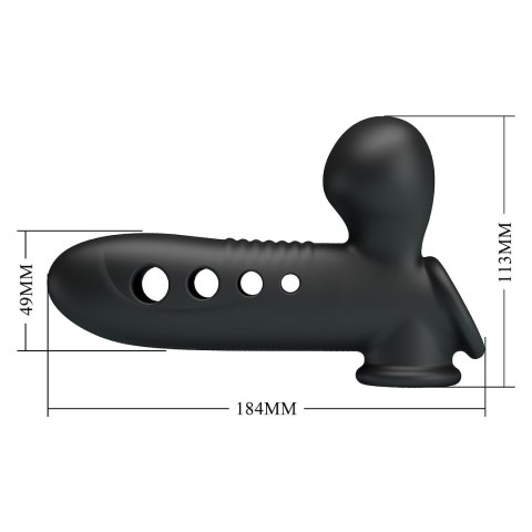 NAKŁADKA POMPOWANA AIRBAG PENIS SLEEVE BLACK 05-1804 NAKŁADKA POMPOWANA AIRBAG PENIS SLEEVE BLACK 05-1804