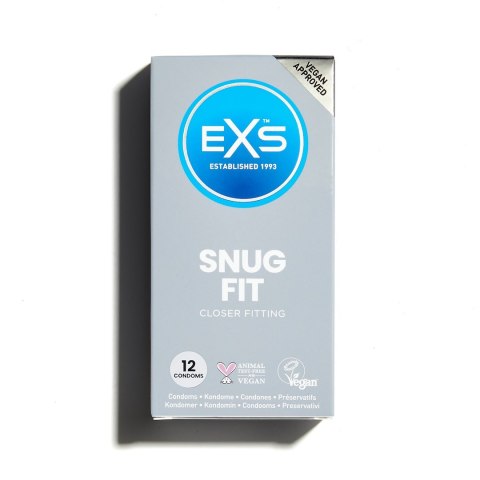 PREZERWATYWY 12 SZT. EXS SNUG FIT 38-0009 EXS PREZERWATYWY 12 SZT. EXS SNUG FIT 38-0009 EXS